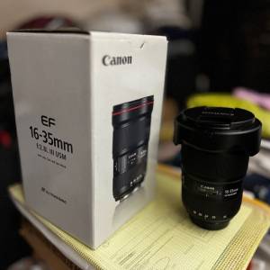 99.9%新 Canon EF 16-32mm f/2.8L III USM 連 85%新 6D Mark 1