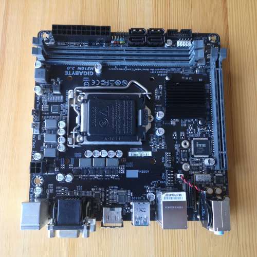 (新淨ITX) Gigabyte H310N 2.0底板連背板(運作正常)