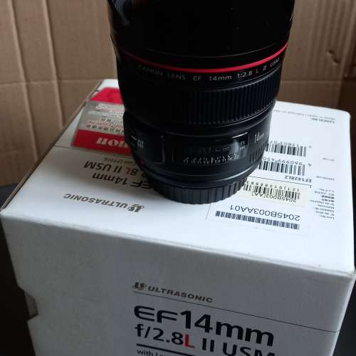 canon EF14 f2.8 L II (99% new)