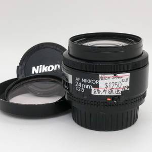 99% New Nikon 24mm F2.8D自動鏡頭, 深水埗門市可購買