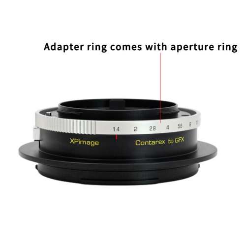 Xpimage Contarex (CRX-Mount) SLR Lens To Fujifilm G-Mount Digital Camera Body