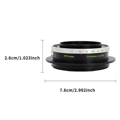 Xpimage Contarex (CRX-Mount) SLR Lens To Fujifilm G-Mount Digital Camera Body