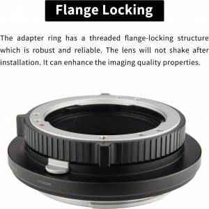 Xpimage Locking Adapter For LEICA R SLR Mount Lens To Fujifilm G-Mount Body