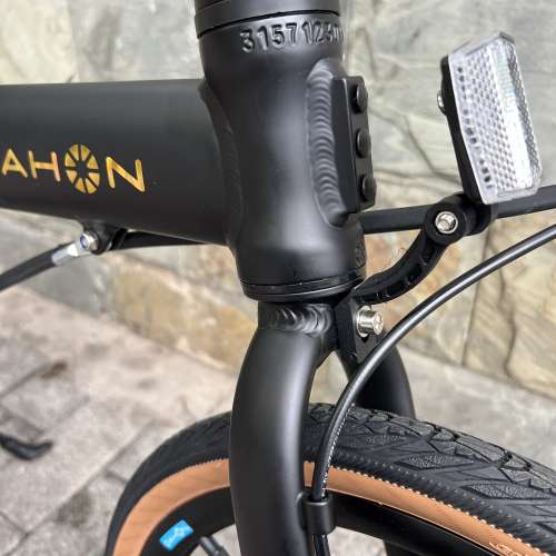 2024 黑金色特別版 頭柱內摺版馬甲線款 DAHON K3 PLUS 9速 16吋349 碟剎 鋁合金 折...