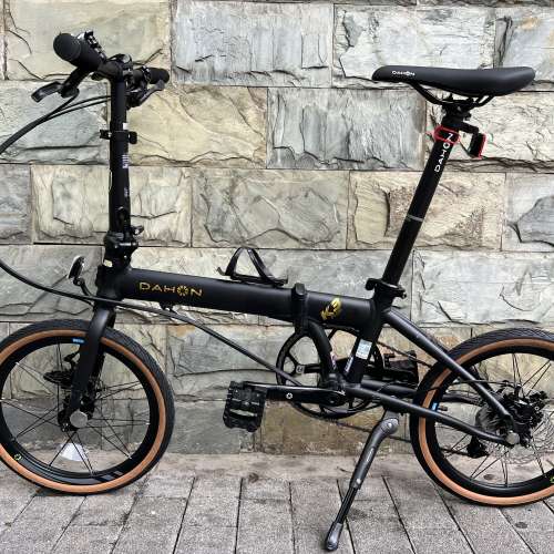 2024 黑金色特別版 頭柱內摺版馬甲線款 DAHON K3 PLUS 9速 16吋349 碟剎 鋁合金 折...