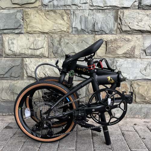 2024 黑金色特別版 頭柱內摺版馬甲線款 DAHON K3 PLUS 9速 16吋349 碟剎 鋁合金 折...