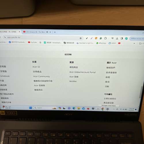 超輕手提電腦 ACER Swift 5 SF514 i7-Touch-Mon