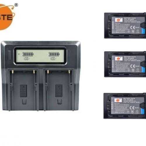 DSTE VW-VBD98 Lithium-Ion Battery Pack With Charger 代用鋰電池連充電機 (7.2V...