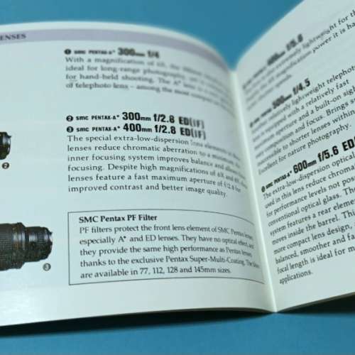 ASAHI PENTAX 鏡頭及配件系統圖鑑
