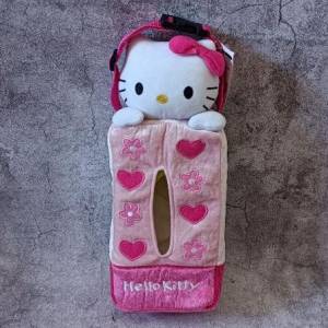 全新 Sanrio Hello Kitty 吊掛式 紙巾套 紙巾袋 紙巾盒套