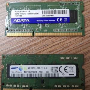DDR3 Notebook Ram 4G