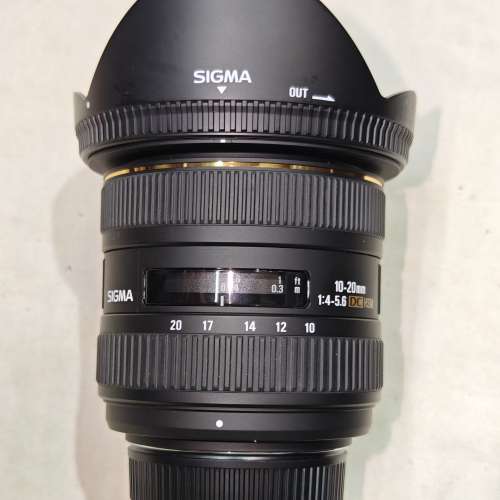 Sigma 10-20/4-5.6 DC 10mm 20mm 10 20 適馬 HSM FOR Nikon F 尼康 行貨