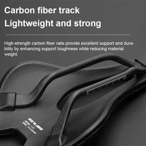 100%New GUB 1170 Carbon Fiber 3D Printed Bike Saddle Ultra Light and Breathable