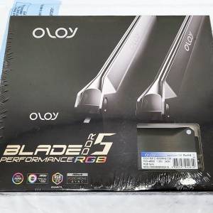 全新OLOy DDR5 RAM 32GB (2x16GB) Black Hairline Blade RGB 6000 MHz CL36 1.35V