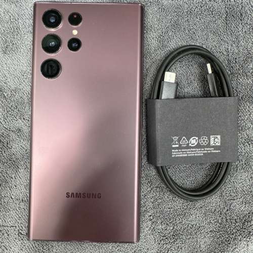 99%New Samsung S22 Ultra 12+256gb 紫色 香港行貨