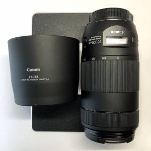 Canon EF 70-300mm f/4-5.6 IS II USM with ET-74B Lens Hood 鏡頭 + 遮光罩