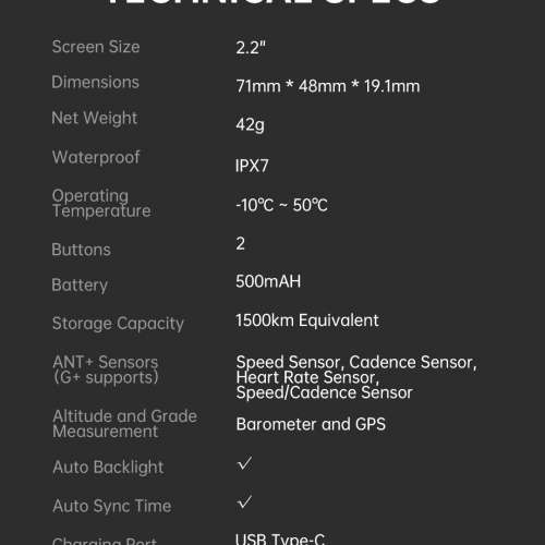 100% NEW XOSS G+ 2nd Generation GPS Smart Cycling Computer ENGLISH VERSION