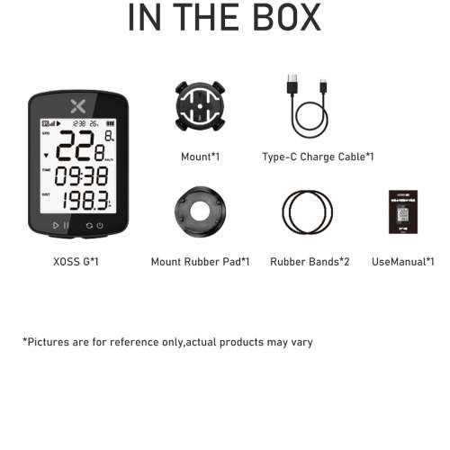 100% NEW XOSS G+ 2nd Generation GPS Smart Cycling Computer ENGLISH VERSION