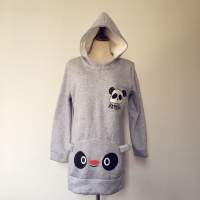Panda print hoodie