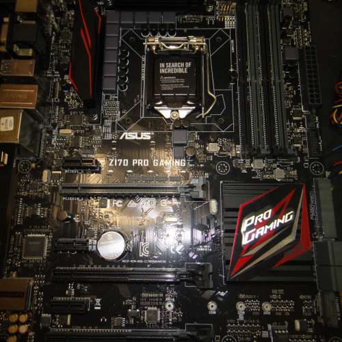 ASUS Z170 PRO GAMING ATX主版 (包含windows10Pro啟用碼) Socket 1151