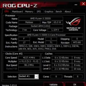 AMD  3500 x