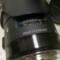 Sigma 35mm 1.4 art Canon mount