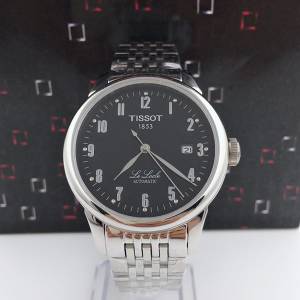 天梭(TISSOT)瑞士手錶 力洛克系列鋼帶機械男士手錶T006