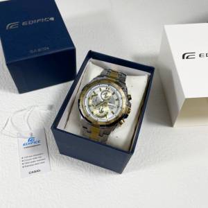 Casio 卡西歐EF-550D男士手錶石英錶經典鋼帶