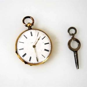 Patek Philippe lady pocket watch (1865s) 古董百達翡麗女裝18K金袋錶編號22920 n...