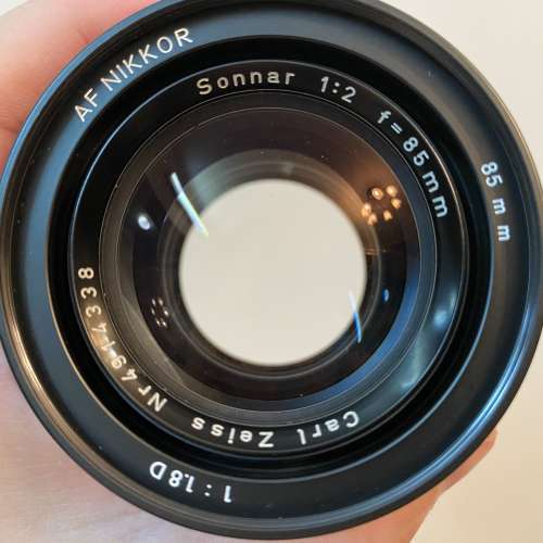 Contarex sonnar 85mm f2 nikon af dcfever