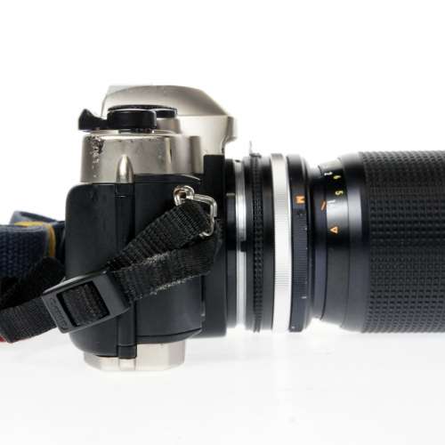 Nikon FM10 SLR 35mm Film Camera with Zoom-NIKKOR 35-105mm f/3.5-4.5 Lens