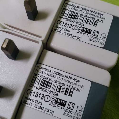 Aztech HL109E 200Mbps HomePlug x 2 pieces