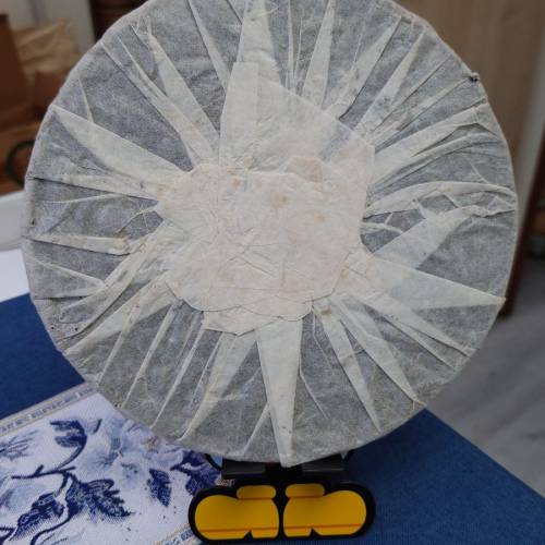 2003年金芽熟鐵餅普洱茶葉熟茶餅