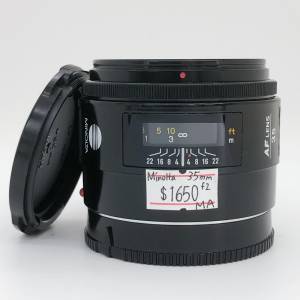 99% New Minolta 35mm F2 自動對焦鏡頭, 深水埗門市可購買