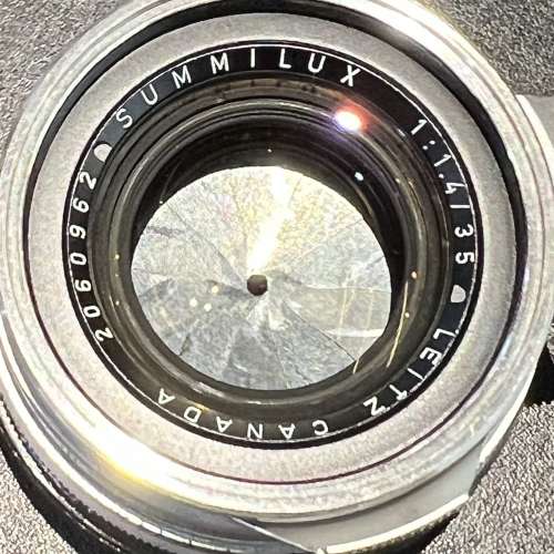 Leica Summilux M 35mm F1.4 Steel Rim with original hood and box