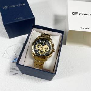 卡西歐EF-550D男士手錶石英錶經典鋼帶