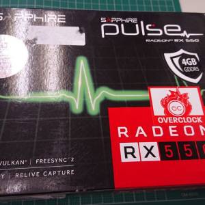 Sapphire Pulse Radeon Rx550 GDDR5/4GB 128bit