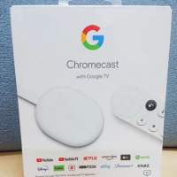 全新貨 Chromecast with Google TV Netflix App 好用 Disney plus YouTube