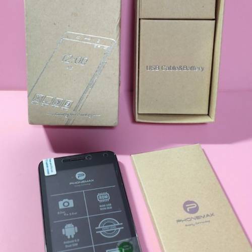 全新貨品/PHONEMAX  Mars/1GB+8GB/4.5吋顯屏/Android 6/2000mAh/智能手機(金色及黑...