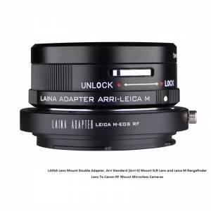 LAINA Lens Mount Double Adapter, Arri Standard (Arri-S) Lens To Canon RF