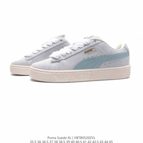 彪马PUMA SUEDE XL 低帮复古轻便透气防滑减震休闲鞋 厚底增高运动板鞋