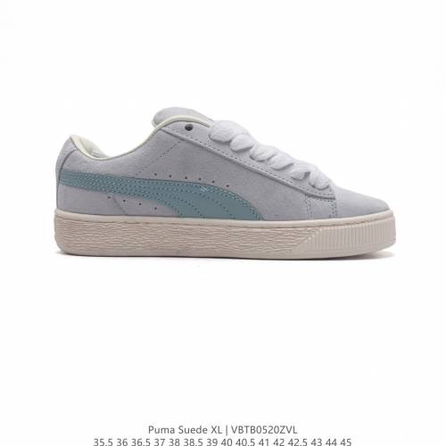 彪马PUMA SUEDE XL 低帮复古轻便透气防滑减震休闲鞋 厚底增高运动板鞋