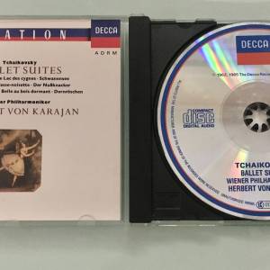 BULLET SUITES TCHAIKOVSKY KARAJAN 古典 classical cd 1990 銀圈冇ifpi