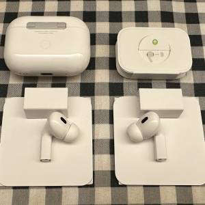 Apple AirPods Pro 2 藍牙耳機 行貨 100%全新 Apple Care補錢換全新的 只開盒檢查和...