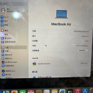 MacBook air 13寸 a2337 256gb