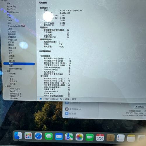 MacBook air 13寸 a2337 256gb