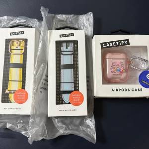 CASETiFY apple watch band and AirPods case