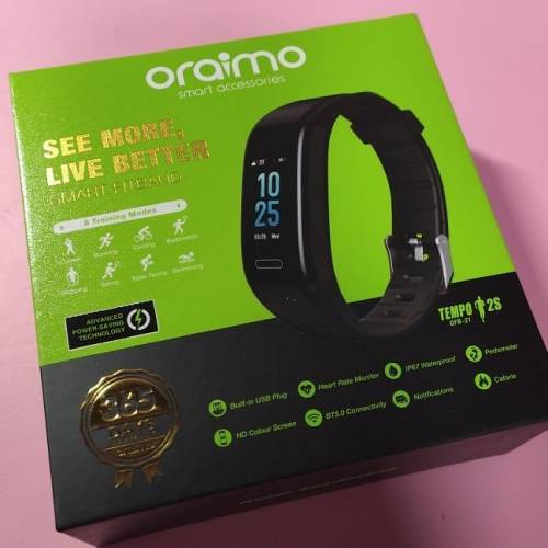 全新貨品ORAIMI OFB-21 智能手環/健康和健身追踪器/心率監測器活動追踪/適用於 And...