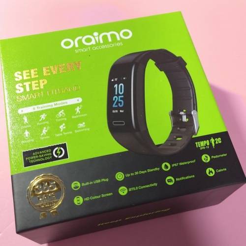 全新貨品ORAIMI OFB-12 智能手環/健康和健身追踪器/活動追踪/適用於 Android 和 iOS...