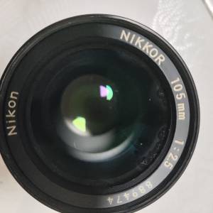 Nikon Nikkor 105mm F2.5 Lens